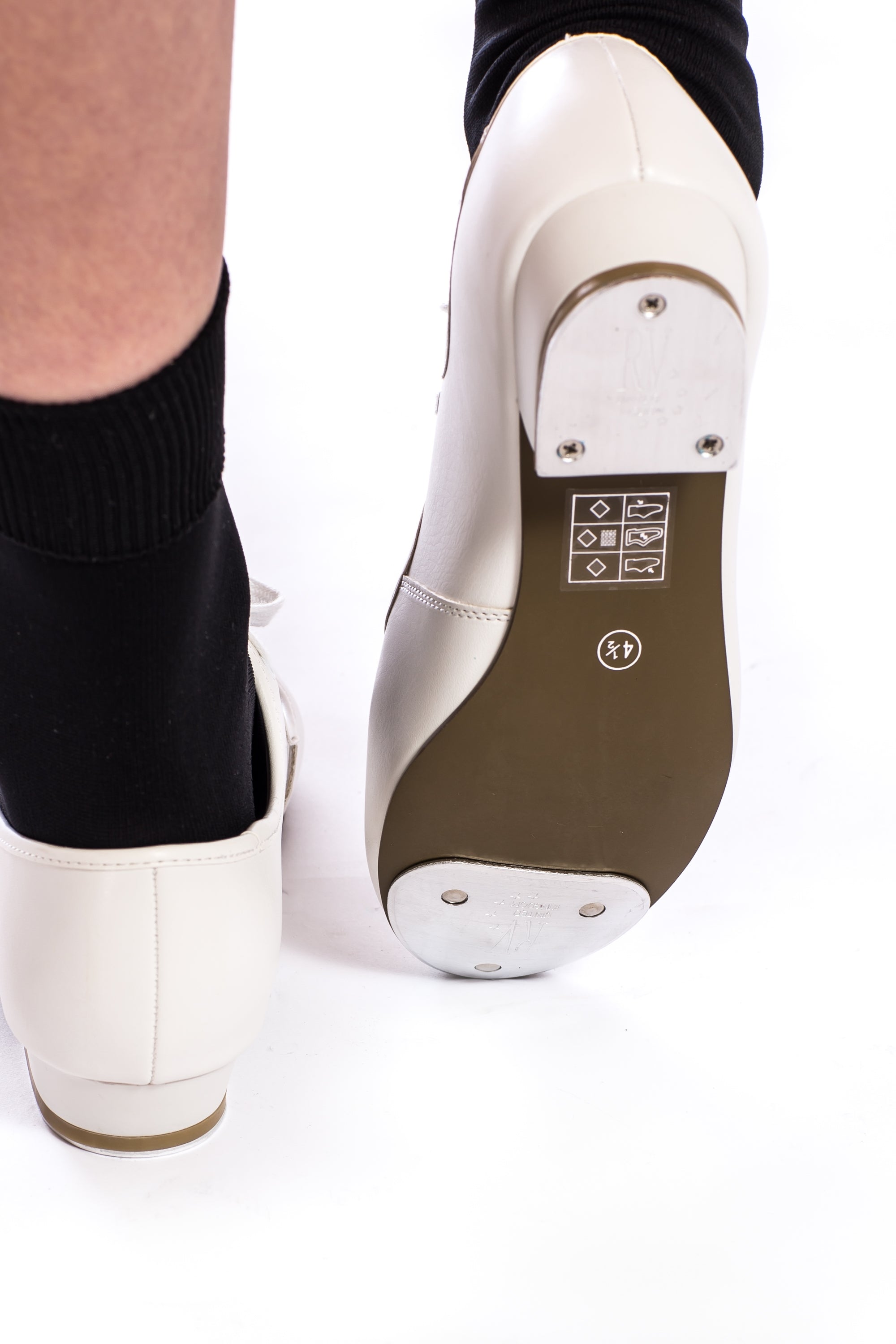 Tap  Dancing Shoes, Roch Valley, Low Heel  Fitted with Toe and Heel  Taps