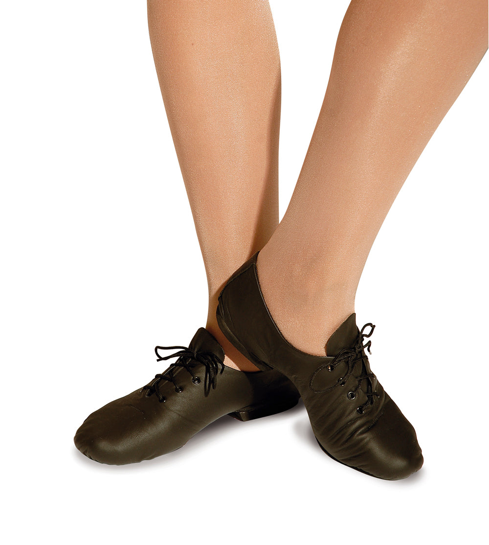 Split sole leather jazz shoes