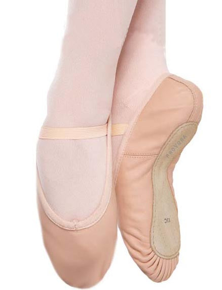 Soft leather ballet shoes