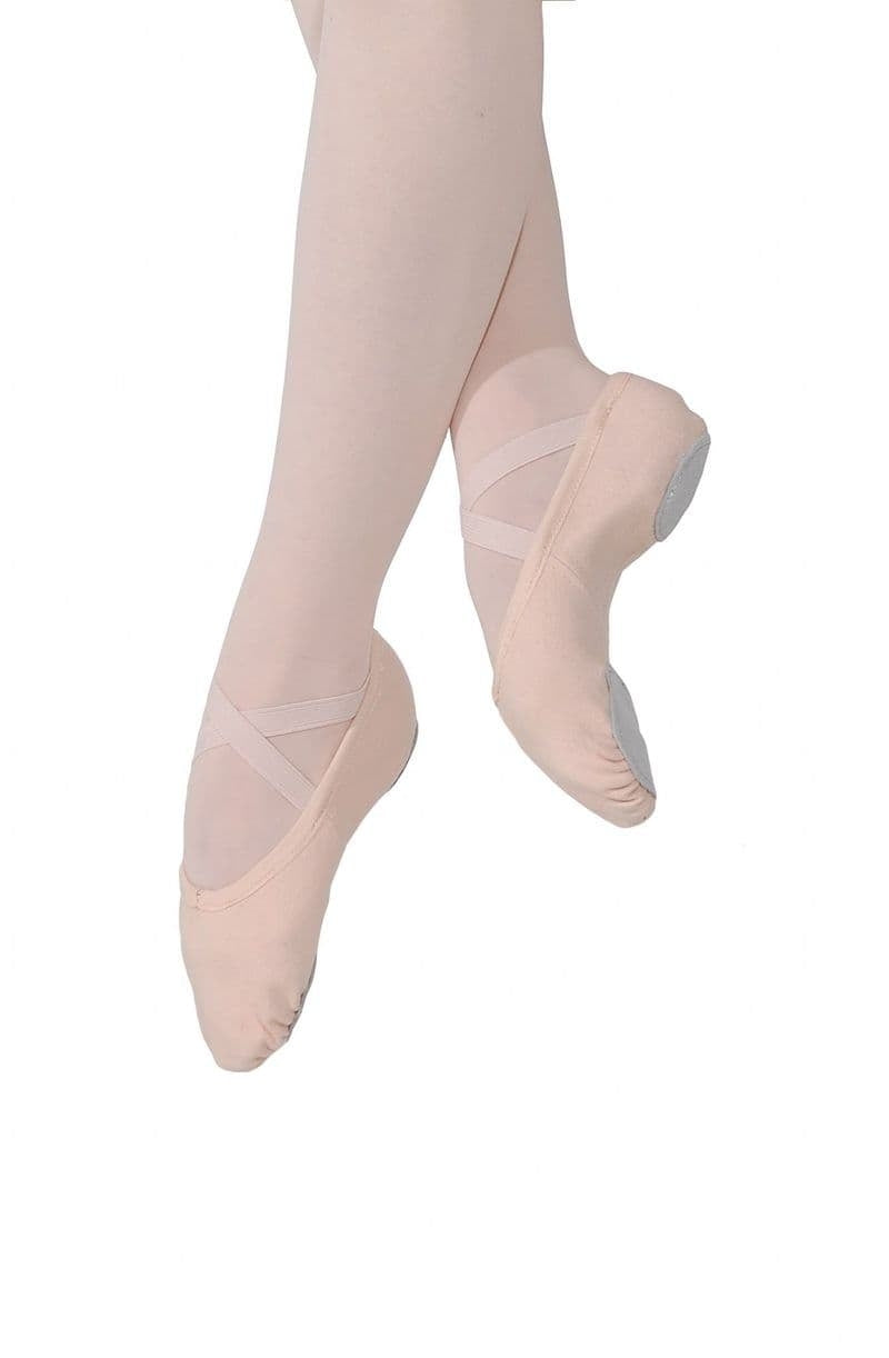 Stretch Canvas Split Sole Ballet Shoes by Roch Valley