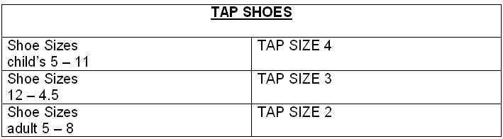 Capezio Teletone TOE Taps